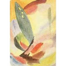 Alexei Von Jawlensky - Einsamer gruner Baum (1917)